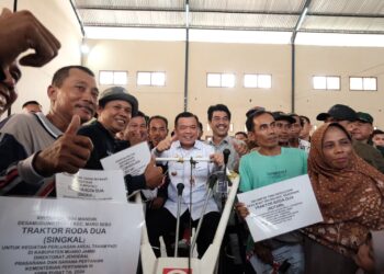 Al Haris Buka Gerakan Pangan Murah di Tangkit Sungai Gelam