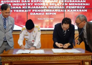 Gubernur Al Haris Harap Dengan Adanya Investor dari Korea Selatan, Kawasan Danau Sipin Akan Jadi Pariwisata Berbasis Lingkungan Hidup