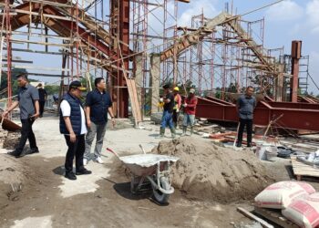 Sidak Proyek Islamic Center, Al Haris Optimis Selesai Tepat Waktu