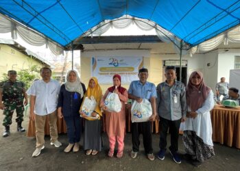 Semarak HUT PTPN Group, Regional 8 PTPN I Salurkan Ratusan Paket Sembako