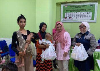“Isi Piringku”, Nusantara Woman Leadership Forum PTPN I Reg 7 Sentuh 75 Balita di Puskesmas Punti Kayu