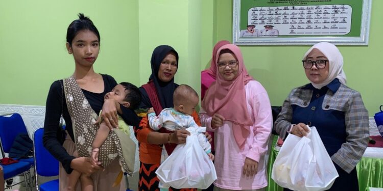 “Isi Piringku”, Nusantara Woman Leadership Forum PTPN I Reg 7 Sentuh 75 Balita di Puskesmas Punti Kayu