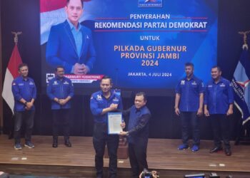 Sah! Demokrat Beri Rekomendasi ke Al Haris-Abdullah Sani untuk Pilgub Jambi 2024