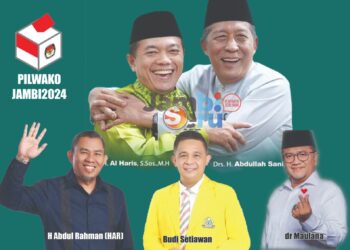 Jika Nasdem dan Golkar Mendukung, Haris-Sani Diprediksi Netral di Pilwako Jambi
