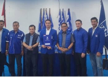 Al Haris dan Zola Hadiri Penyerahan SK Ketua DPD PAN Tanjab Timur ke Zumi Laza