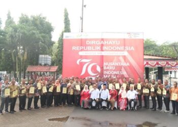 Upacara Kemerdekaan HUT Republik Indonesia Ke-79 Tahun 2024 PTPN I Regional 1 Berlangsung Khidmat