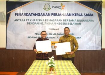 Penandatanganan Perjanjian Kerja Sama Antara PT KPBN dan Kejari Belawan