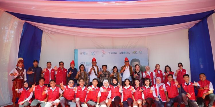 PT RPN Berpartisipasi pada Kegiatan Relawan Bakti BUMN Batch VI di Likupang, Sulawesi Utara
