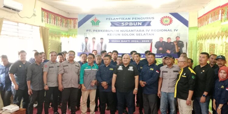 Pelantikan Kepengurusan SPBUN PTPN IV Regional 4 Solok Selatan