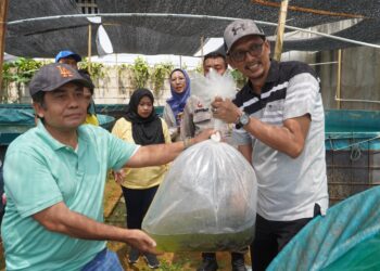 IKBI dan PTPN IV Regional 4, Sebar 950 Bibit Ikan dan Edukasi Pembuatan Biopori