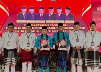 KPU Nyatakan Berkas Pendaftaran Al Haris-Sani di Pilgub Jambi 2024 Lengkap