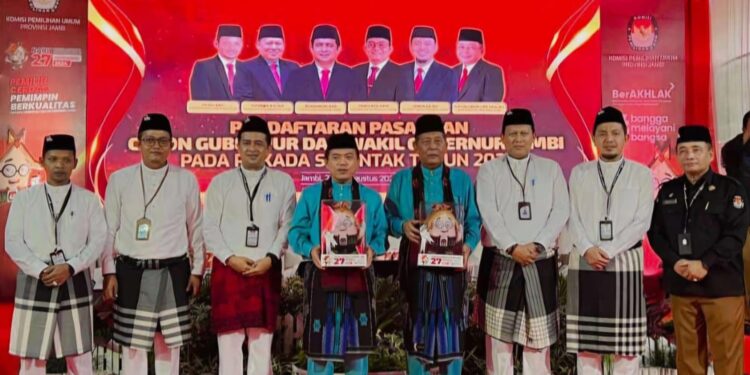 KPU Nyatakan Berkas Pendaftaran Al Haris-Sani di Pilgub Jambi 2024 Lengkap