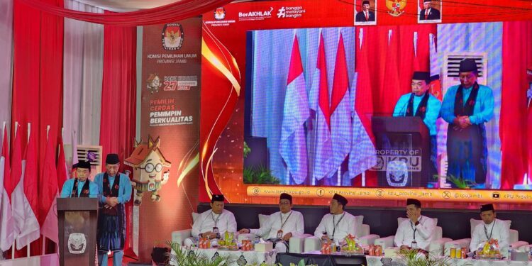 Resmi Mendaftar ke KPU: Al Haris Harap Pilkada Jambi Berjalan Aman dan Damai