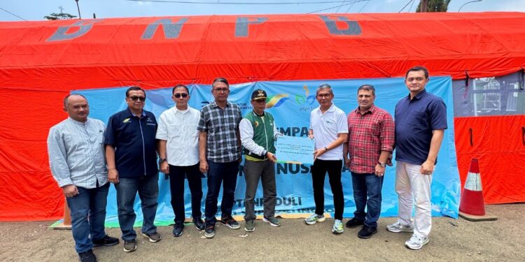 PTPN I PROAKTIF SALURKAN BANTUAN KEMANUSIAAN KEPADA KORBAN GEMPA BUMI JAWA BARAT