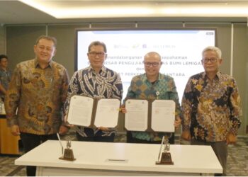 Penandatanganan Nota Kesepahaman antara PT Riset Perkebunan Nusantara & Balai Besar Pengujian Minyak dan Gas Bumi Lemigas