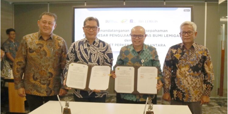 Penandatanganan Nota Kesepahaman antara PT Riset Perkebunan Nusantara & Balai Besar Pengujian Minyak dan Gas Bumi Lemigas