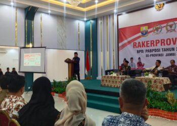 Al Haris Buka Rakerprov III BPD/PABPDSI se Provinsi Jambi