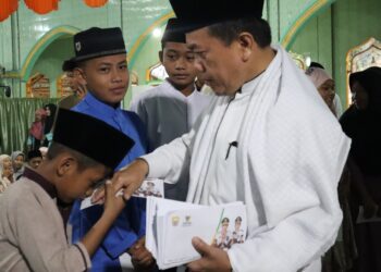 Safari Subuh di Masjid Baitusalam Kungkai, Al Haris Santuni Anak Yatim dan Dhuafa