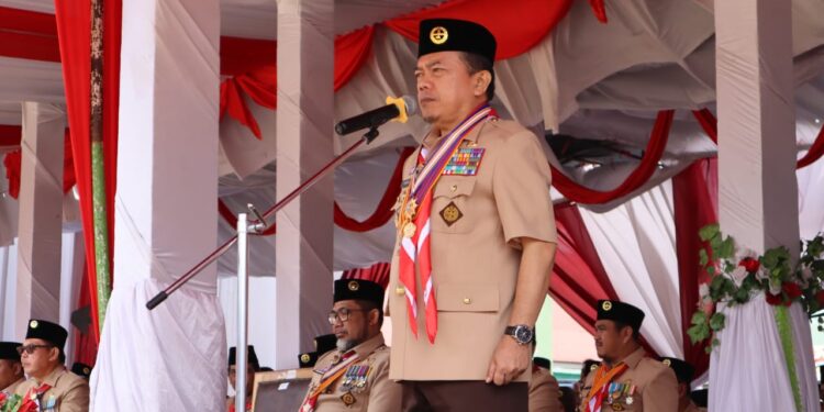 Al Haris Gubernur Jambi Pimpin Apel Puncak Perayaan Pramuka ke-63 di Kota Sungai Penuh