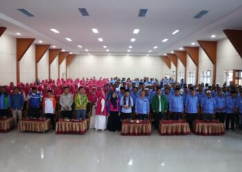 Al Haris Lantik 1.568 Tim Pemenangan Haris-Sani Kerinci Dihadiri 3 Paslon Bupati