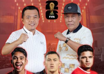 Nobar Bersama Haris-Sani Indonesia Vs Australia Kualifikasi Piala Dunia di Posko Pemenangan Rumah Besamo