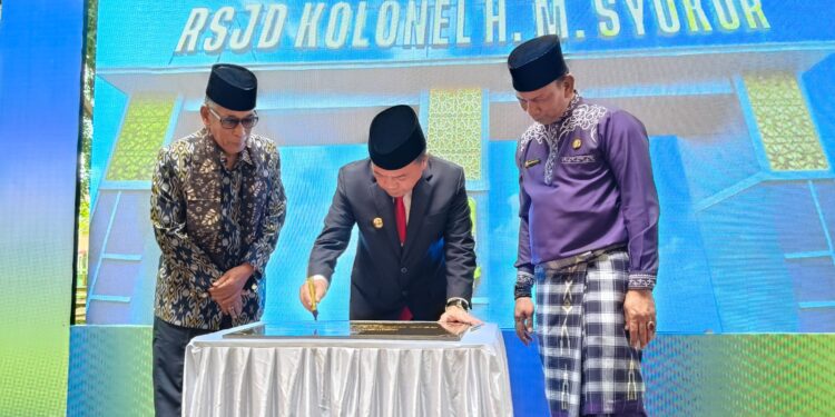 Resmikan RSJD Kolonel HM Syukur, Al Haris: Tidak Hanya Kejiwaan, Juga Semua Pelayanan Kesehatan 