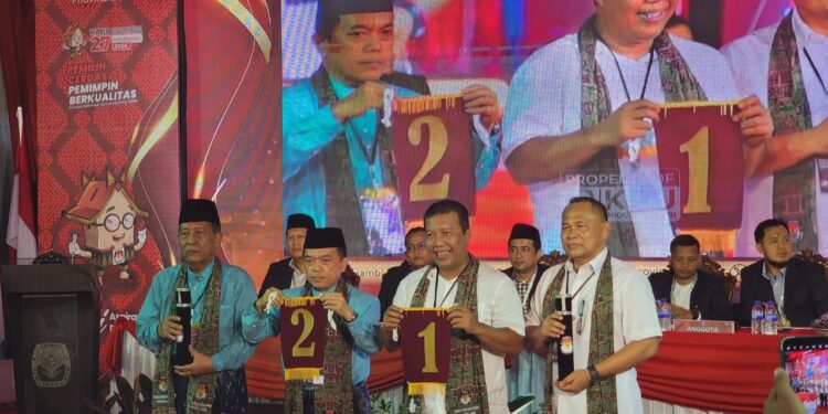 Al Haris-Sani Dapatkan Nomor Urut 2 di Pilgub Jambi 2024