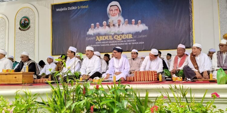 Al Haris Hadiri Haul Syeh Abdul Qadir Al Jailani di Kuala Tungkal