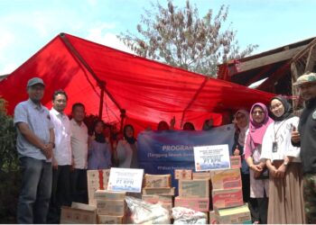 PT RPN Salurkan Bantuan kepada Korban Gempa Bumi Jawa Barat
