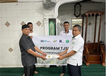 PT RPN-PPKS Salurkan Bantuan  Renovasi Masjid Nurul Muslimin,  Perkuat Tali Silaturahmi dengan Masyarakat
