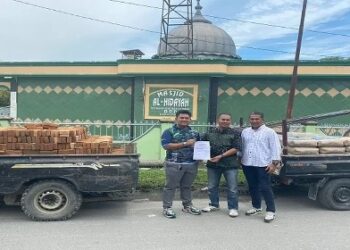 PTPN1 Regional 1 Salurkan Bantuan ke Mesjid Al Hidayah BSP Lubuk Pakam