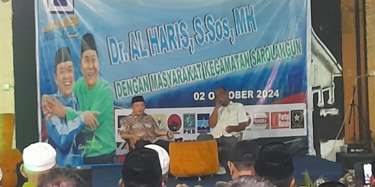 Dikemas Dengan Dialog Interaktif, Warga Sarolangun Kota Sepakat Haris-Sani Lanjutkan Jambi Mantap Jilid Dua
