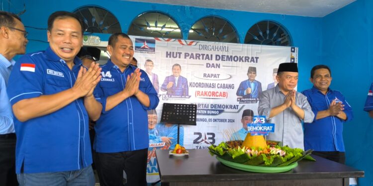 Partai Demokrat Targetkan 70 Persen Kemenangan Hari-Sani di Bungo