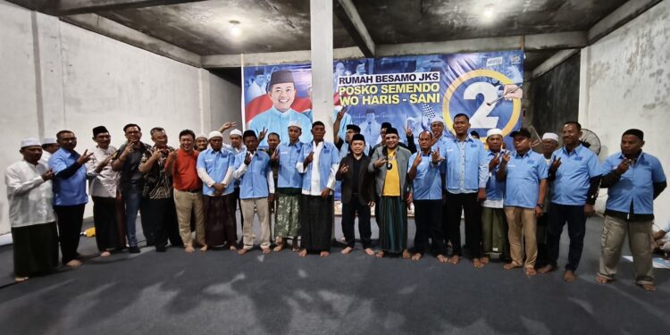 Tim Semendo Bertekad Haris-Sani Menang Besar di Jambi Kota Seberang