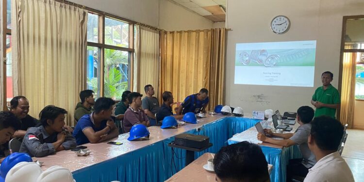 Asah Skill Karyawan, PTPN IV Regional 4 Gelar Training Bearing di Beberapa PKS