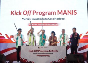 Program “Manis Swasembada Gula” Bentuk Kolaborasi Lintas Instansi Wujudkan Swasembada Gula Nasional