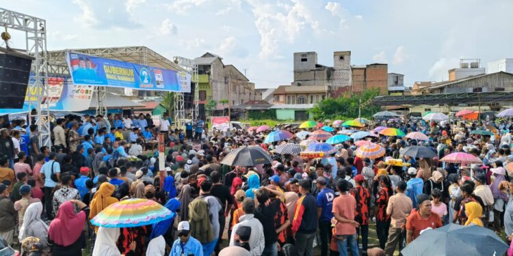 Ingin Keberlanjutan Pembangunan Jambi Warga Tebing Tinggi Tanjab Barat Dukung Haris-Sani
