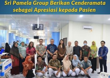 Sri Pamela Group Berikan Cenderamata sebagai Apresiasi kepada Pasien