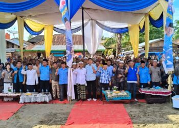 Banyak Bantu Tempat Ibadah dan Bangun Dam Warga Mersam Dukung Haris-Sani 