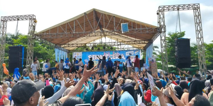 Warga Rimbo Bujang Padati Senam Ceria Bersama Al Haris