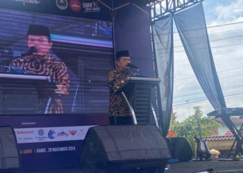 Gubernur Al Haris Hadiri Exhibition di SMK Negeri 2 Kota Jambi