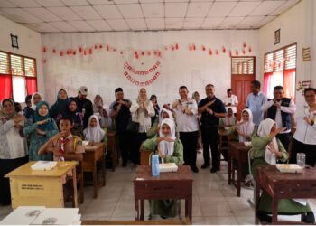 Libatkan 1.000 Pelajar PTPN BUMN Pertama Simulasikan Program Makan Bergizi Gratis di Riau