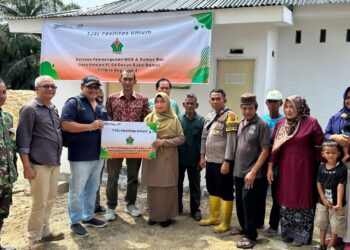 PTPN IV Regional 4 Bantu Pembangunan MCK di Desa Petajen