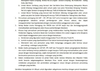 Persoalan angkutan batubara yang melintas di jalan umum masih saja menjadi buah bibir masyarakat di Provinsi Jambi
