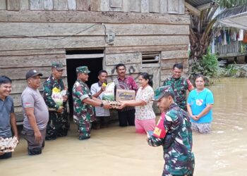 Korban Banjir Desa Jangga Dapat Bantuan PTPN Regional 4