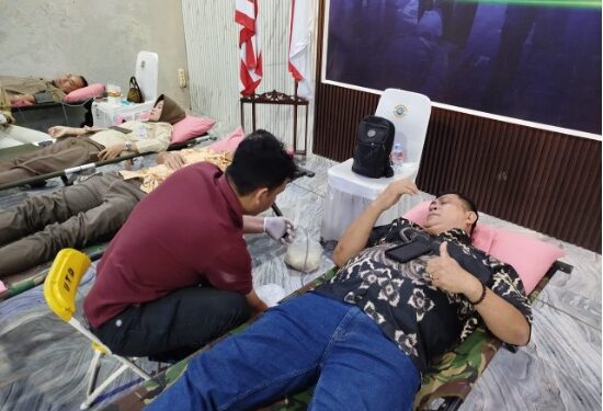 PT KPBN Ikut Serta Donor Darah HUT Polisi Militer AL ke-79