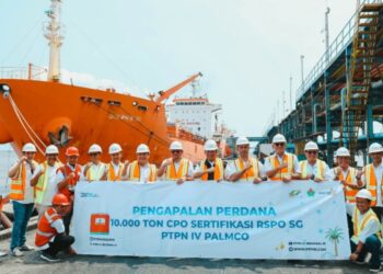 PTPN IV Regional III Kapalkan 10.000 Ton CPO Bersertifikasi RSPO SG Senilai USD9 Juta ke Eropa