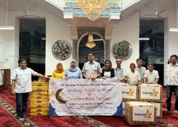 PT KPBN Berbagi  Takjil 30 Hari & 500 pcs Kain Sarung  Melalui Yayasan Masjid Cut Meutia