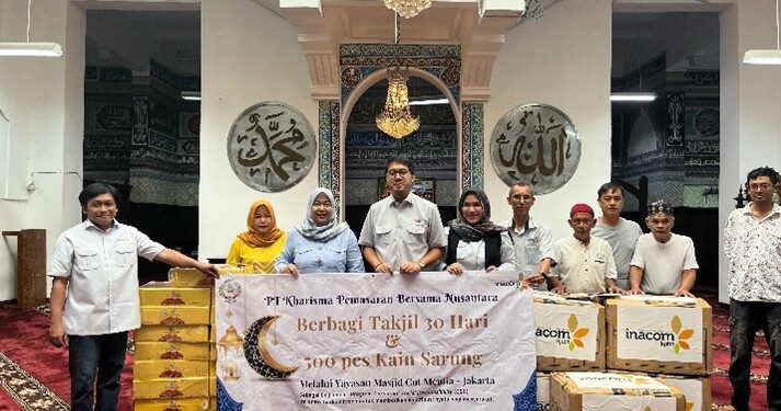 PT KPBN Berbagi  Takjil 30 Hari & 500 pcs Kain Sarung  Melalui Yayasan Masjid Cut Meutia
