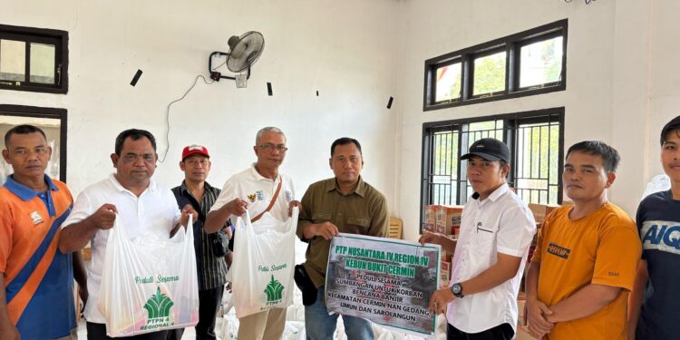 PTPN IV Regional 4 Bantu Korban Banjir 3 Kecamatan di Sarolangun